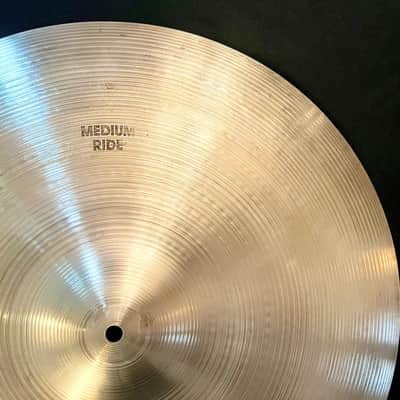 Vintage 70’s Zildjian A 20” Hollow Logo Medium Ride Cymbal (50 Years Old) image 2
