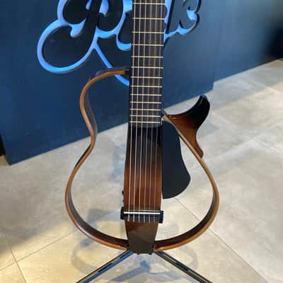Yamaha SLG200N Silent Nylon String Guitar 2010s - Tobacco Sunburst image 4