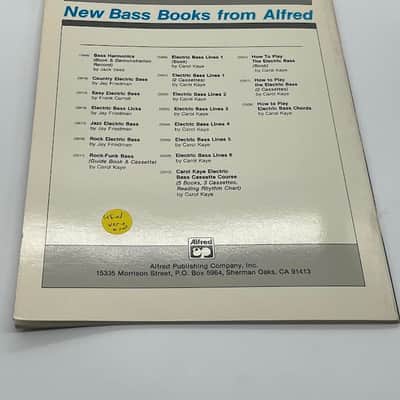 Electric Rock Bass Instruction Book image 2