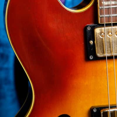 Gibson ES-345 Stereo Vintage 1968 Semi-Hollow Sunburst Electric Guitar Pre-Owned image 9
