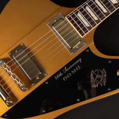 2013 Gibson 50th Anniversary Firebird - Bullion Gold | USA Limited Edition 1 / 500 Mini Humbucker 3.2kg | CoA OHSC image 19