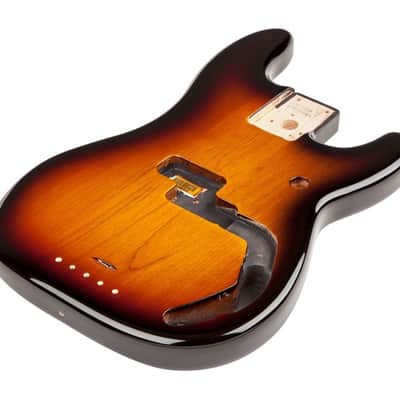 Fender Mexico/Mexican Precision/P-Bass Brown Sunburst Alder Body - 099-8010-732 image 2