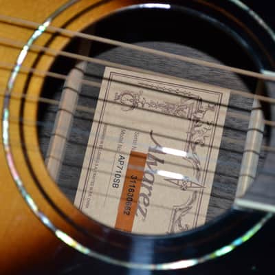 Alvarez AP710SB Artist Series Acoustic Parlor image 5