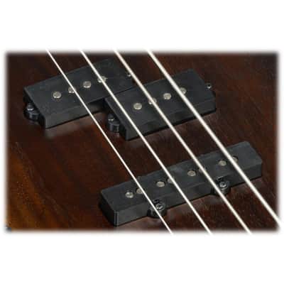 Ibanez GIO Series GSR200BL Left-Handed Electric Bass Guitar, Rosewood Fretboard, Walnut Flat image 14