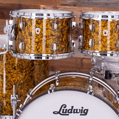 LUDWIG NEUSONIC 4 PIECE MOD 2 DRUM KIT, BUTTERSCOTCH PEARL image 12