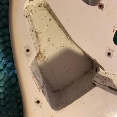 Fender Stratocaster 1961 Body Olympic White Refin image 15