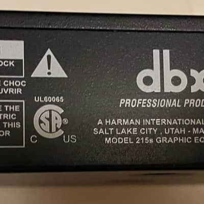 dbx 215s Dual Channel 15-Band EQ 2010s - Silver image 11