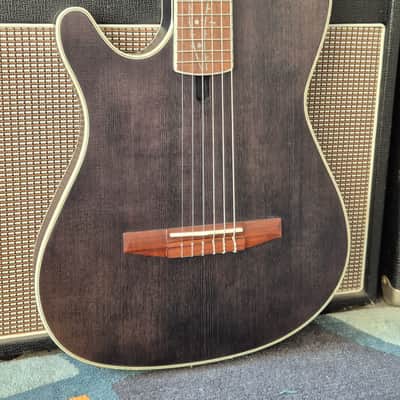 Ibanez TOD10NL-TKF Classic Guitar Left-Handed 2025 - Transparent Black Flat image 2