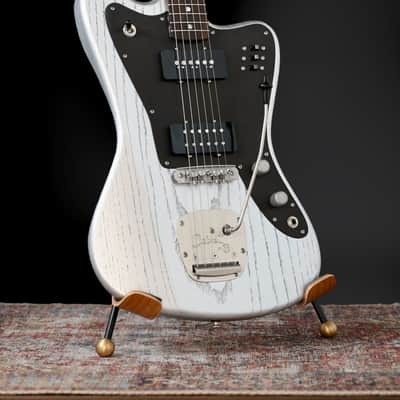 Deimel Firestar 2025 - Silver w/ Black pores & Guard. Righteous Sound Pickups. NEW, (Authorized Dealer) image 4