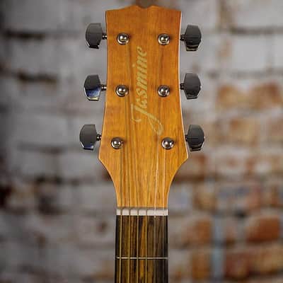 Jasmine S35 Acoustic Guitar, Natural, Dreadnought image 4