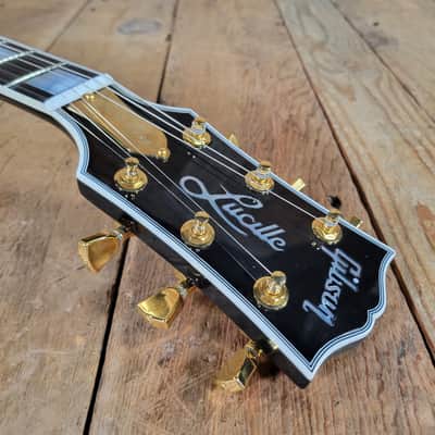 Gibson BB King Lucille Signature 2004 Signed by BB King with Pictures - Black image 7