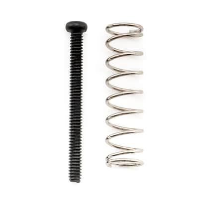 48x1.1 Inch Stainless Steel Humbucker Pickup Mounting Screws and Steel Springs Set for Electric Guitar, Black (Set of 6) image 5