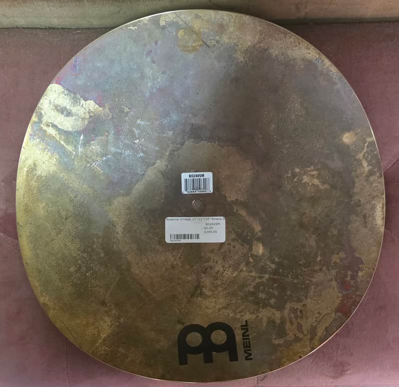 Meinl Cymbals Byzance Vintage 10-inch/12-inch/14-inch Smack Stack Cymbals image 1