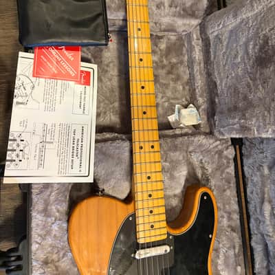 Fender American Professional II Telecaster with Maple Fretboard 2020 - Present - Roasted Pine image 3