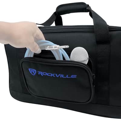 Rockville BPA8 8" Powered 300w DJ PA Speaker w Bluetooth+Carry Bag image 2