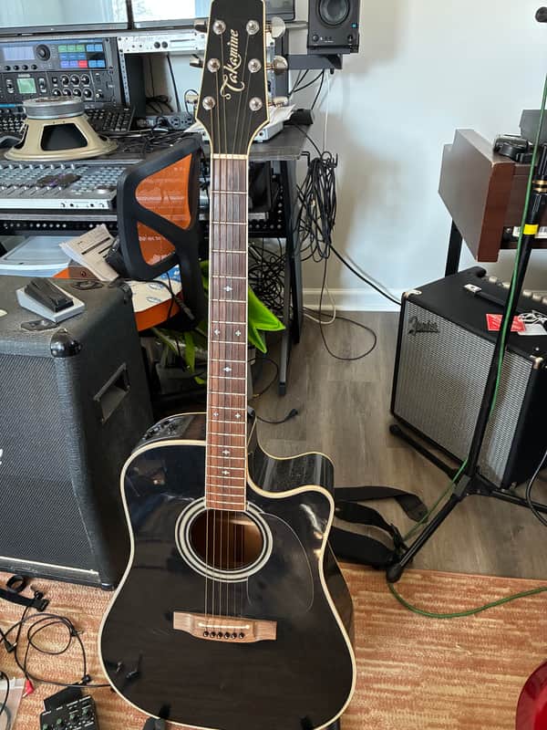 Takamine EF341SC Dreadnought Cutaway Acoustic-Electric Guitar | Reverb