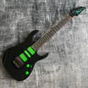 RARE Ibanez Universe UV7 Steve Vai Signature Black 1991 Green Dot