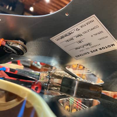 Motor Ave Guitars BelAire Black Top 2021 w/OHSC image 11