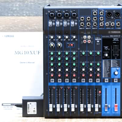 Yamaha MG10XUF 10-Channel Mixing Console with Faders / USB Audio Functions w/Box image 7