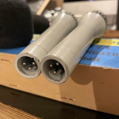 Pair of refurbished Lomo 82A-12-2 Y3 dynamic studio microphones w XLR connectivity! image 5