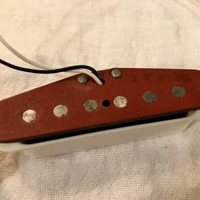 1982 Fender Red Bobbin 57/62 Stratocaster Pickup Set Vintage image 8