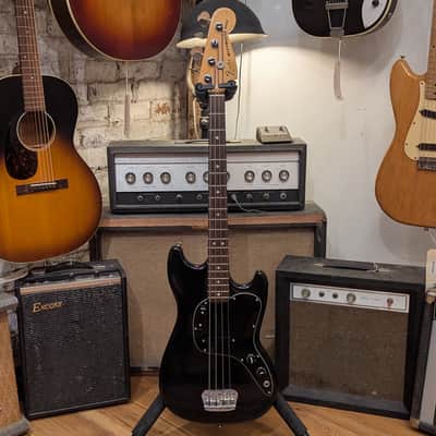 Fender Musicmaster Bass 1978 - Black image 1