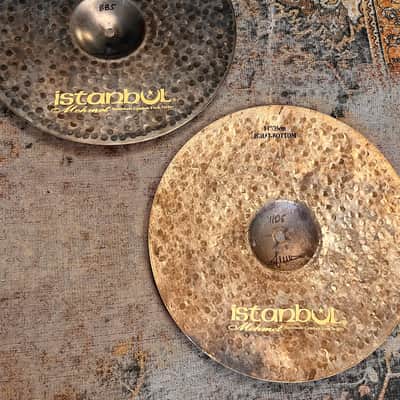 RARE Raw ISTANBUL Mehmet 61st Anniversary Vintage Series Hihats 14” 885 1105 g MINT Stunning image 6