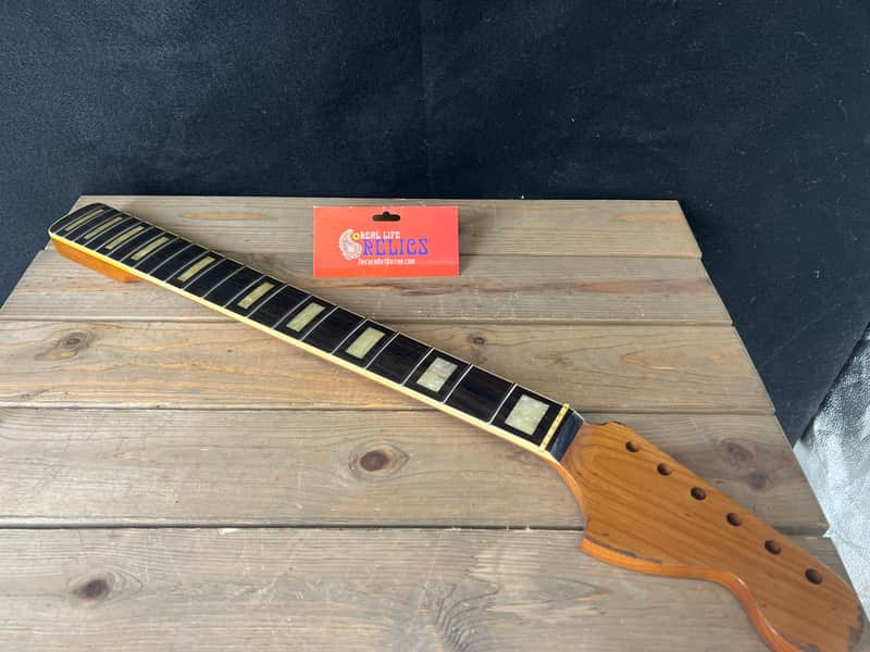 Real Life Relics Nitro  Roasted Maple With Bound Rosewood Fingerboard Block Inlays Jazzmaster® Strat® Stratocaster Neck RLR-JRRN #9 image 1