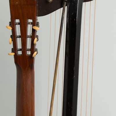 Stahl 10 Sub-Bass Harp Guitar, made by Larson Brothers, c. 1912, NO CASE case. image 6
