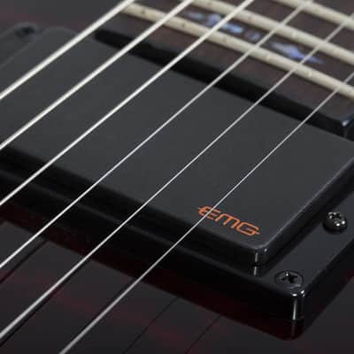 Schecter Hellraiser C-1 Electric Guitar Black Cherry image 11