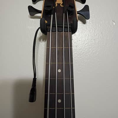 Kala UBASS-EBY-FL U-Bass Striped Ebony Fretless Ukulele Bass 2010s - Natural image 3