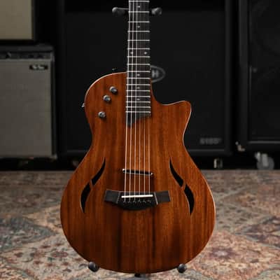Taylor T5z Classic Hollowbody Electric Guitar - Classic Mahogany Stain with Gig Bag image 4