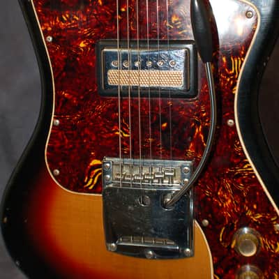 1968 Supro by Valco Sunburst Lexington Model S625 Single Valco Pickup Pro Setup New Gigbag image 4