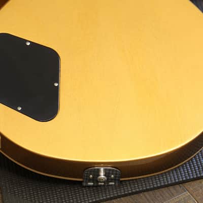 Unplayed! 2013 Gibson 1952 Reissue Les Paul Tribute Electric Guitar Bullion Gold w/ Maple Veneer Headstock + OHSC & Papers image 16