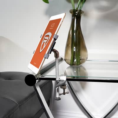Rockville IPS44 iPad/iPhone/Smartphone/Tablet Mount - Clamps to Any Stand / Desk image 12