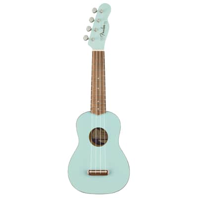 Fender Venice Ukulele Soprano (Daphne Blue) - Soprano Ukulele image 1
