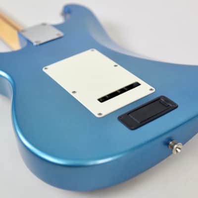 Fender Japan ST-CHAMP10 1997-1999 MIJ Lake Placid Blue (LPB)  Built-In Amp Mustang-Scale Mini Strat w/ Original Bag & Arm image 22