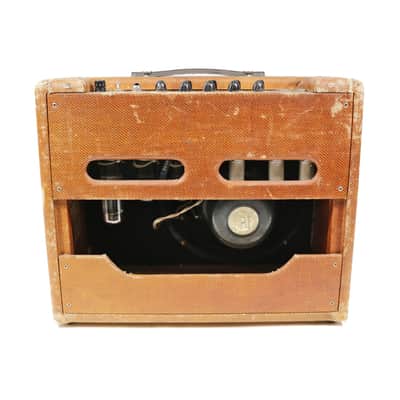 Vintage Fender Tremolux 15W 1x12 Tube Combo Amp 1955 image 3
