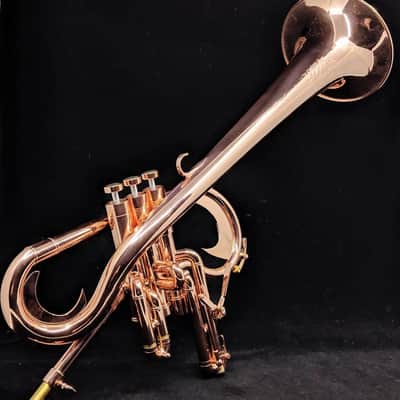 Adams Custom Reverse Flugelhorn (Christian Scott Model) in Rare Copper Plate! image 1