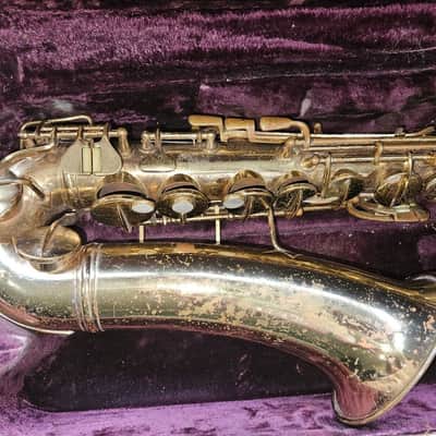 Pan America alto saxophone in case. USA. Vintage. Brass. Very good condition image 5