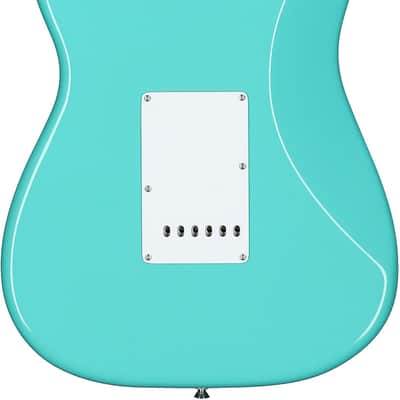 Fender Vintera III Early 60s Stratocaster Electric Guitar, Seafoam image 3