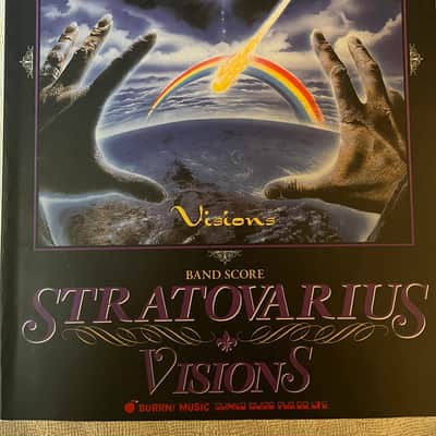 Stratovarius - Visions - Guitar and Bass tab / tablature Book - Japan image 1
