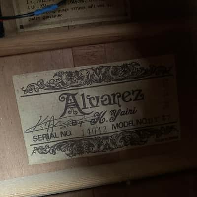 Alvarez Yairi DY-57 1976 image 11