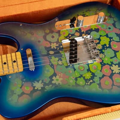 Fender Custom Shop Custom Vintage Custom 68 Telecaster NOS Blue Flower - NOS Blue Flower image 4
