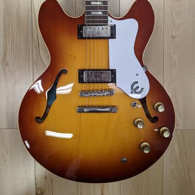 Epiphone Elitist 1966 Custom Riviera 2000 - Honey Burst | Reverb