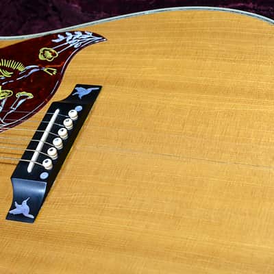 Gibson Acoustic Hummingbird Custom Koa Antique Natural with Gold Hardware 2003' image 4