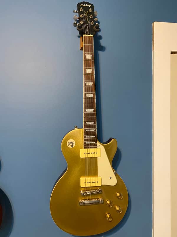 Epiphone Les Paul '56 Gold Top P90 2008 - Gold | Reverb