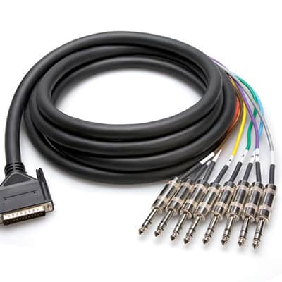 Mint Hosa DTP-802 Balanced Snake, DB25 to 1/4" TRS, 2m / 6.6' ft image 1
