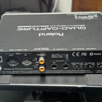 Roland UA-55 Quad-Capture USB 2.0 Audio Interface 2010s - Black image 2