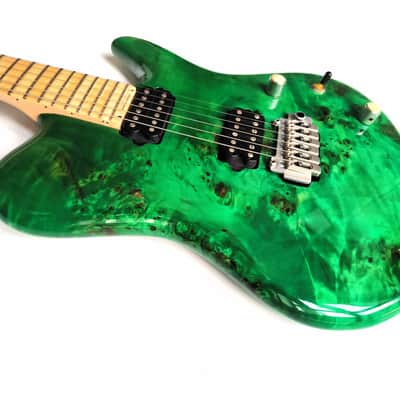 (made in Ukraine) Para Custom One-Piece Poplar Burl '2023 Emerald Green w/GigBag image 12